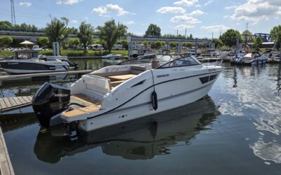 Rejs łodzią Quicksilver 805 Sundeck po Zalewie Szczecińskim